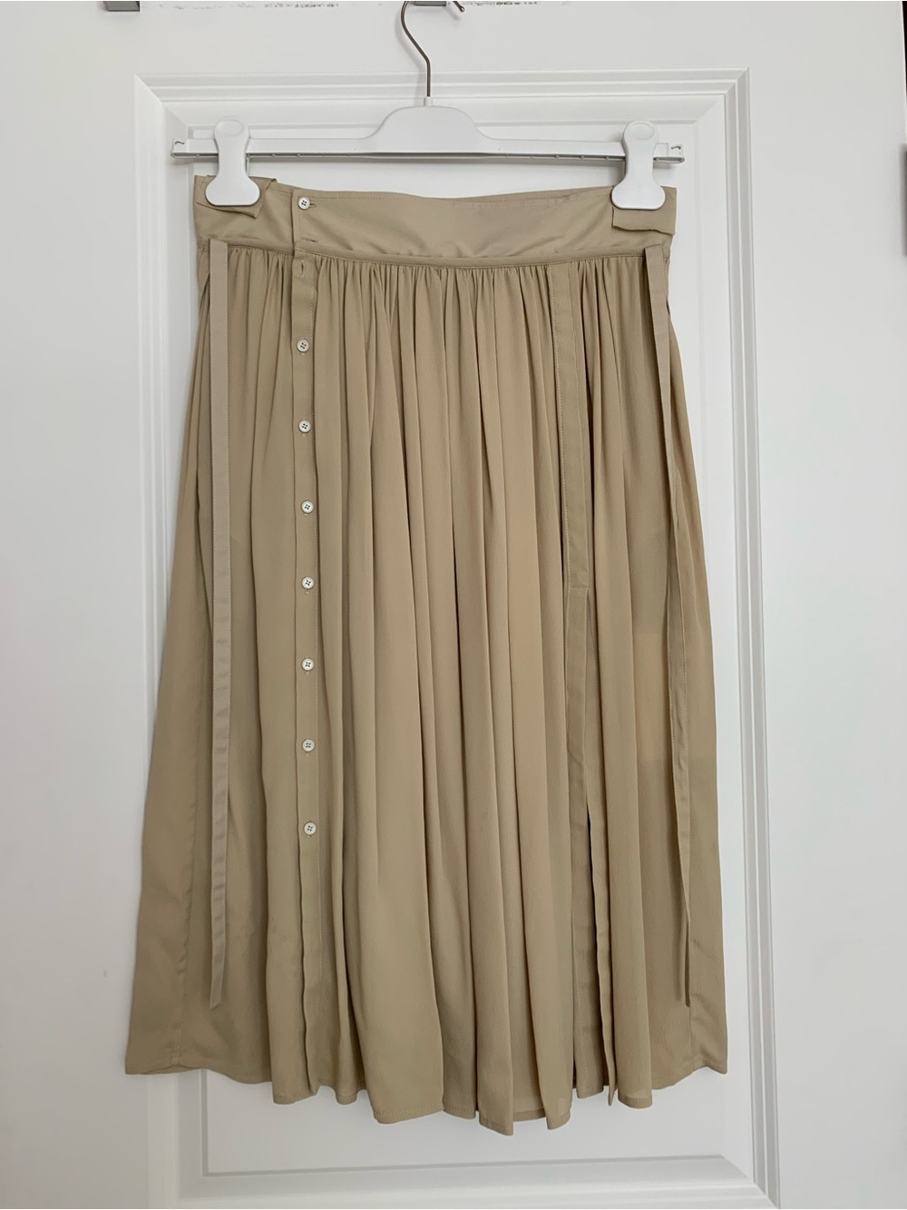 LEMAIRE - Button-Front Soft Midi Skirt
